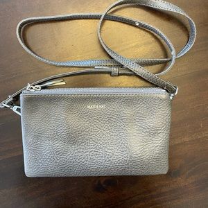 Matt & Nat Triplet Crossbody Bag (grey)